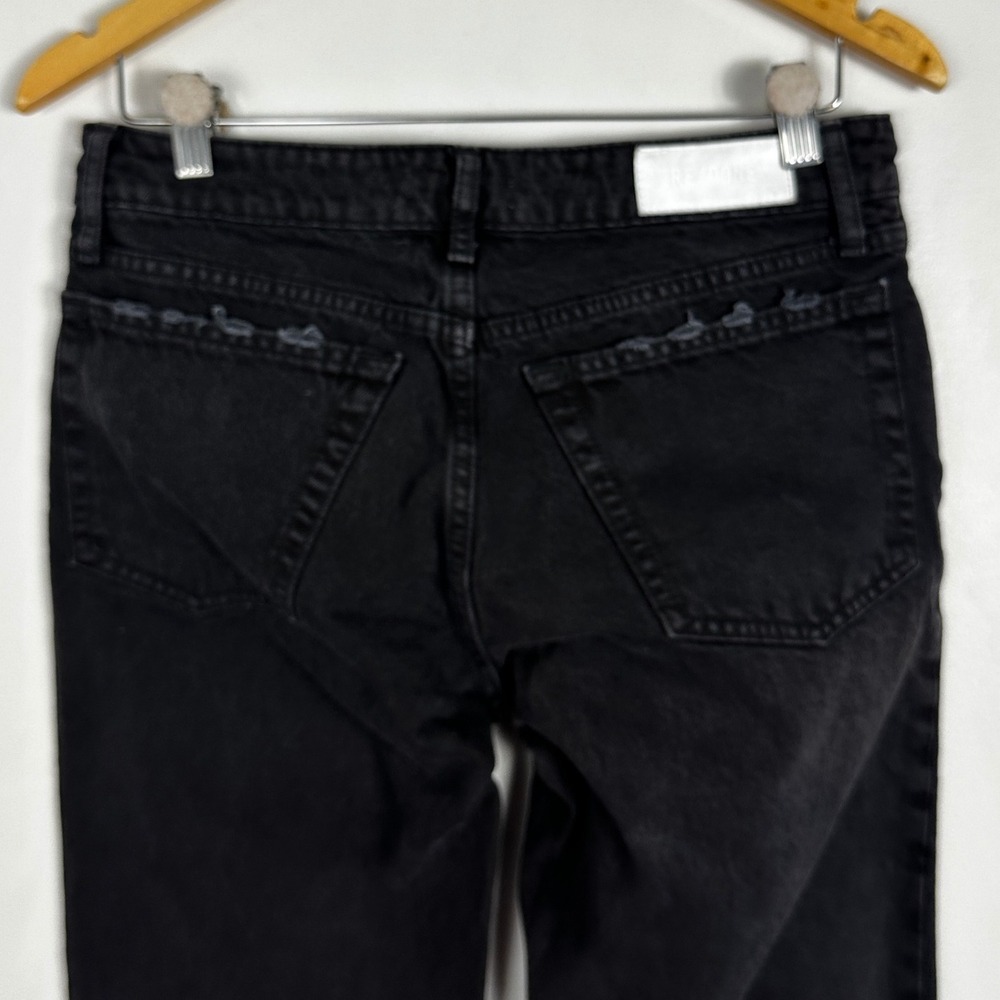 REDONE 70 Straight Jeans Washed Black Womens Size 26 Denim Minimal Casual Cotton - Picture 10 of 15